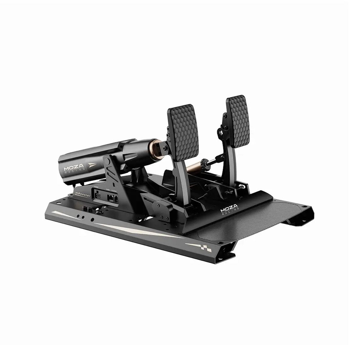 MOZA R12 V2 + FSR2 + MBooster – Base Direct Drive 12 Nm, Volant GT et Pédalier – PC