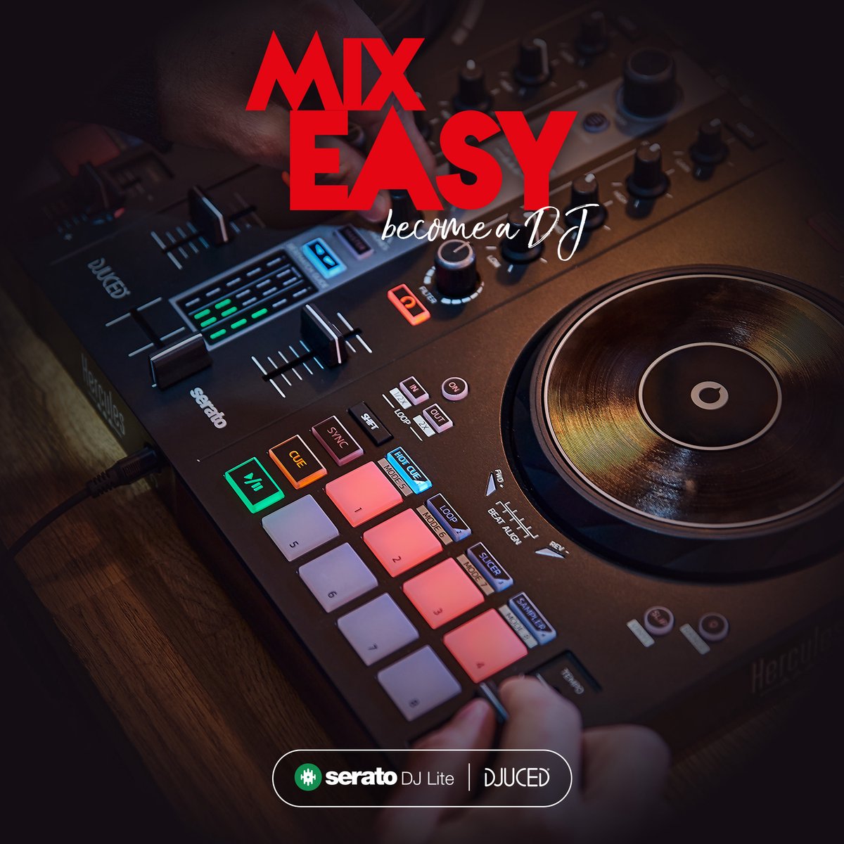 Hercules DJControl Inpulse 300 MK2 - Contrôleur DJ USB