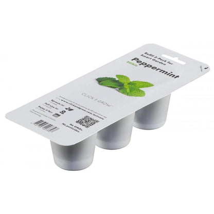 Click & Grow Menthe poivrée / 3-pack – Capsules de menthe fraîche pour jardin d’intérieur intelligent