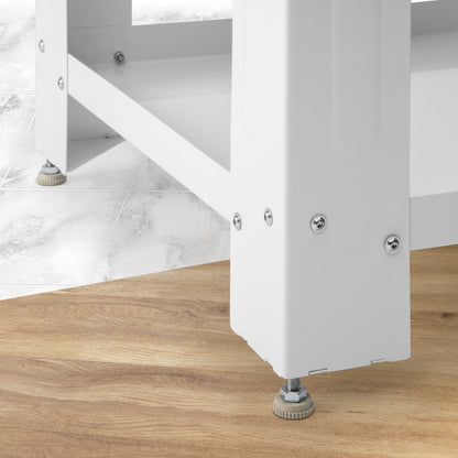 Xavax Socle Universel Gigant pour Lave-linge/Sèche-linge avec Compartiment de Rangement – 60x60 cm