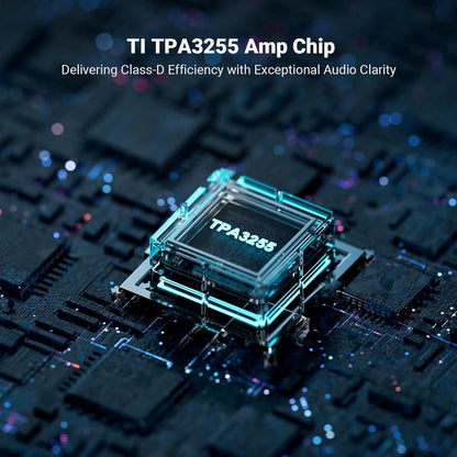 Fosi Audio TB10D Amplificateur Stéréo HiFi 2 Canaux – 600W – Classe D Numérique – Mini Amplificateur pour Haut-Parleurs Passifs