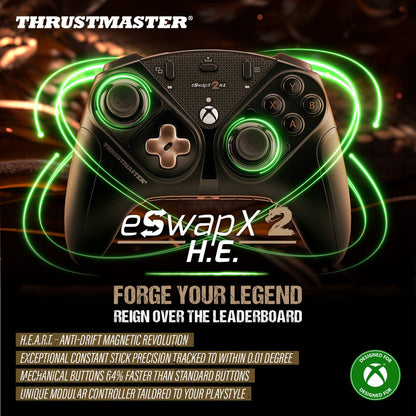 Thrustmaster ESWAP X2 H.E. Pro – Manette de jeu modulaire – Filaire – Boutons mécaniques T-MOD – Compatible Xbox Series X/S et PC – Noir
