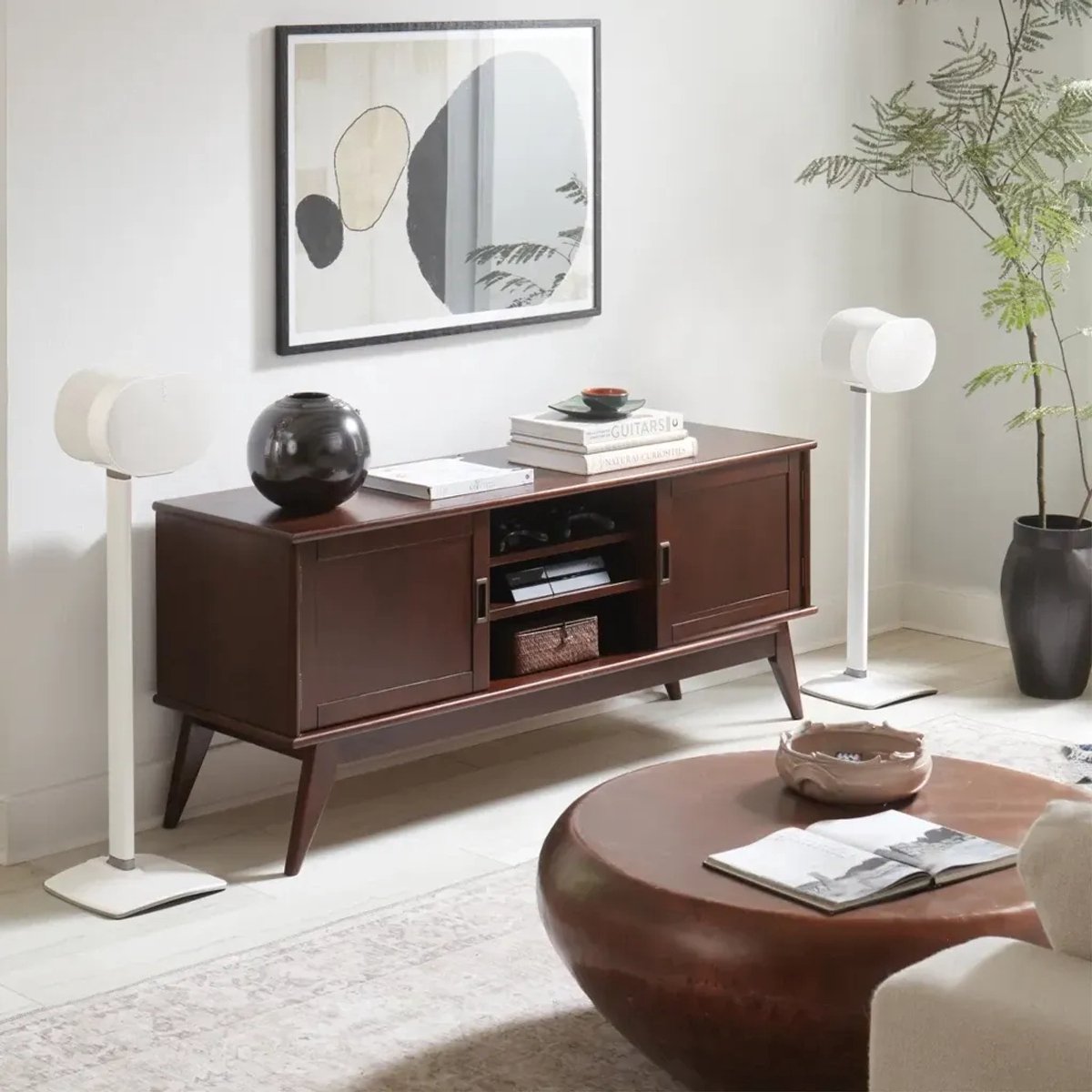 Sanus Pied d’Enceinte WSSE31-W2 pour Sonos Era 300 – Blanc