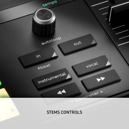 Hercules DJControl Inpulse T7, contrôleur DJ motorisé noir avec deux platines