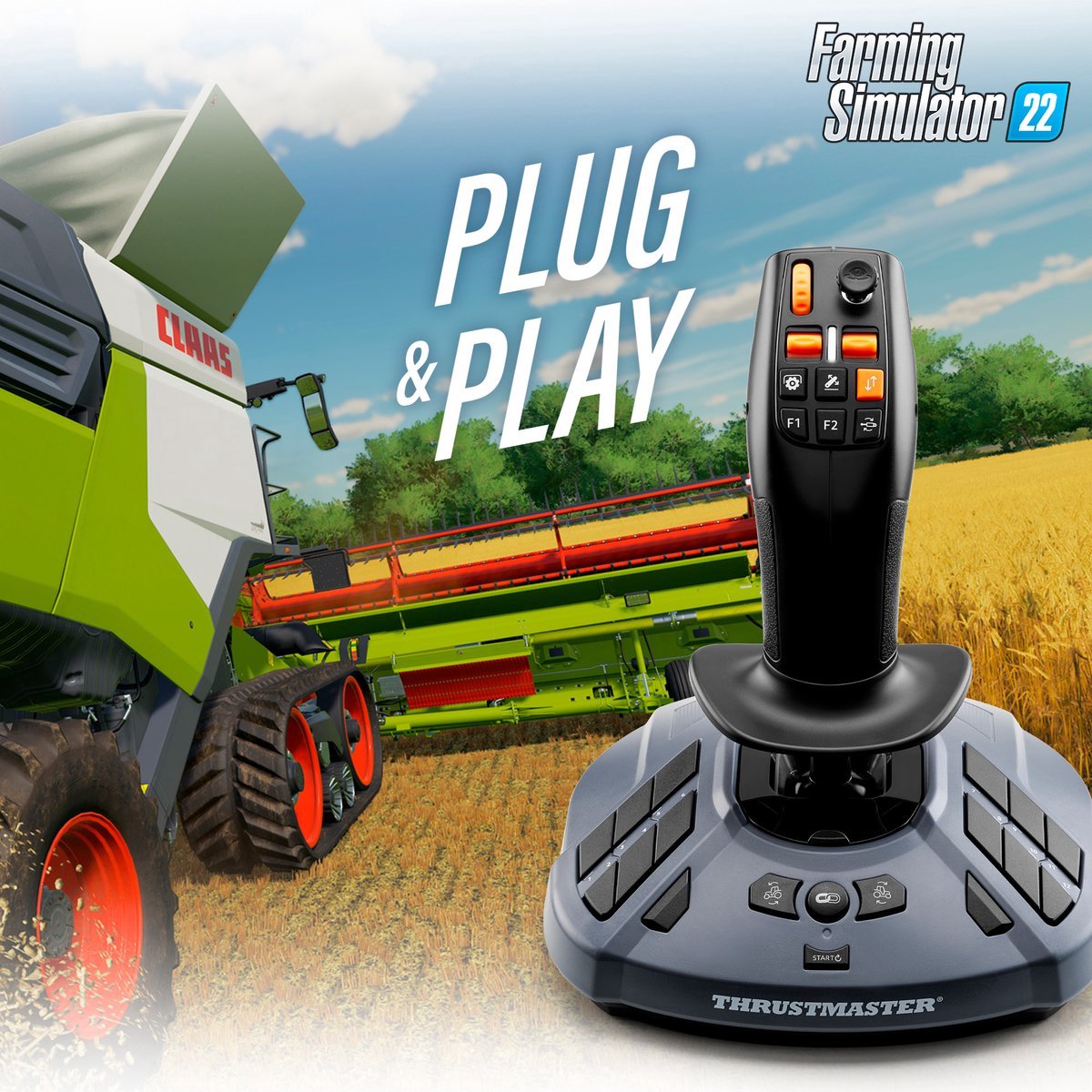 Thrustmaster Simtask Farmstick Duo Pack - Pack de joysticks multifonctions pour Farming et Trucking - PC