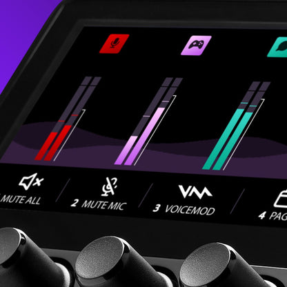 Hercules Stream Kit de démarrage – Kit audio pour streaming avec contrôleur Stream 100, micro USB HUD-600 et 3 mois d'abonnement Voicemod Pro