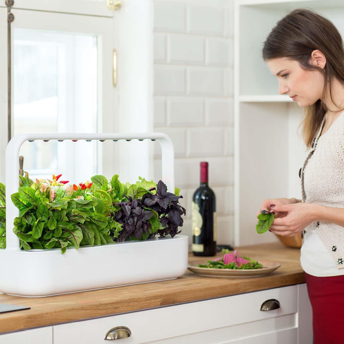 Click & Grow Smart Garden 9 Blanc – Jardin Intelligent d’Intérieur