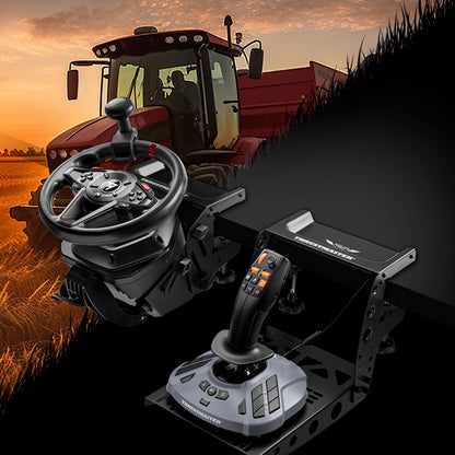 Thrustmaster T128 SimTask Pack – Volant de course + FarmStick – Ensemble complet avec support pour simulateurs agricoles – PC
