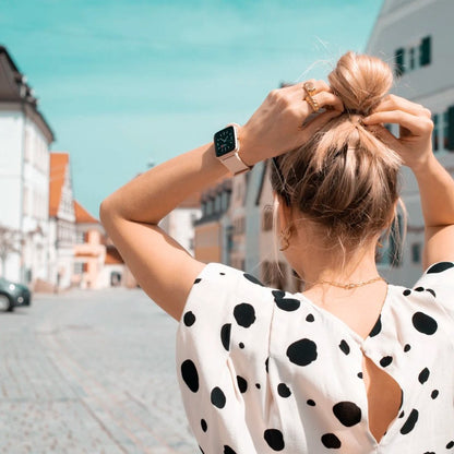 Hama Fit Watch 5910 – Montre Connectée GPS Étanche avec Suivi Cardiaque – Rose