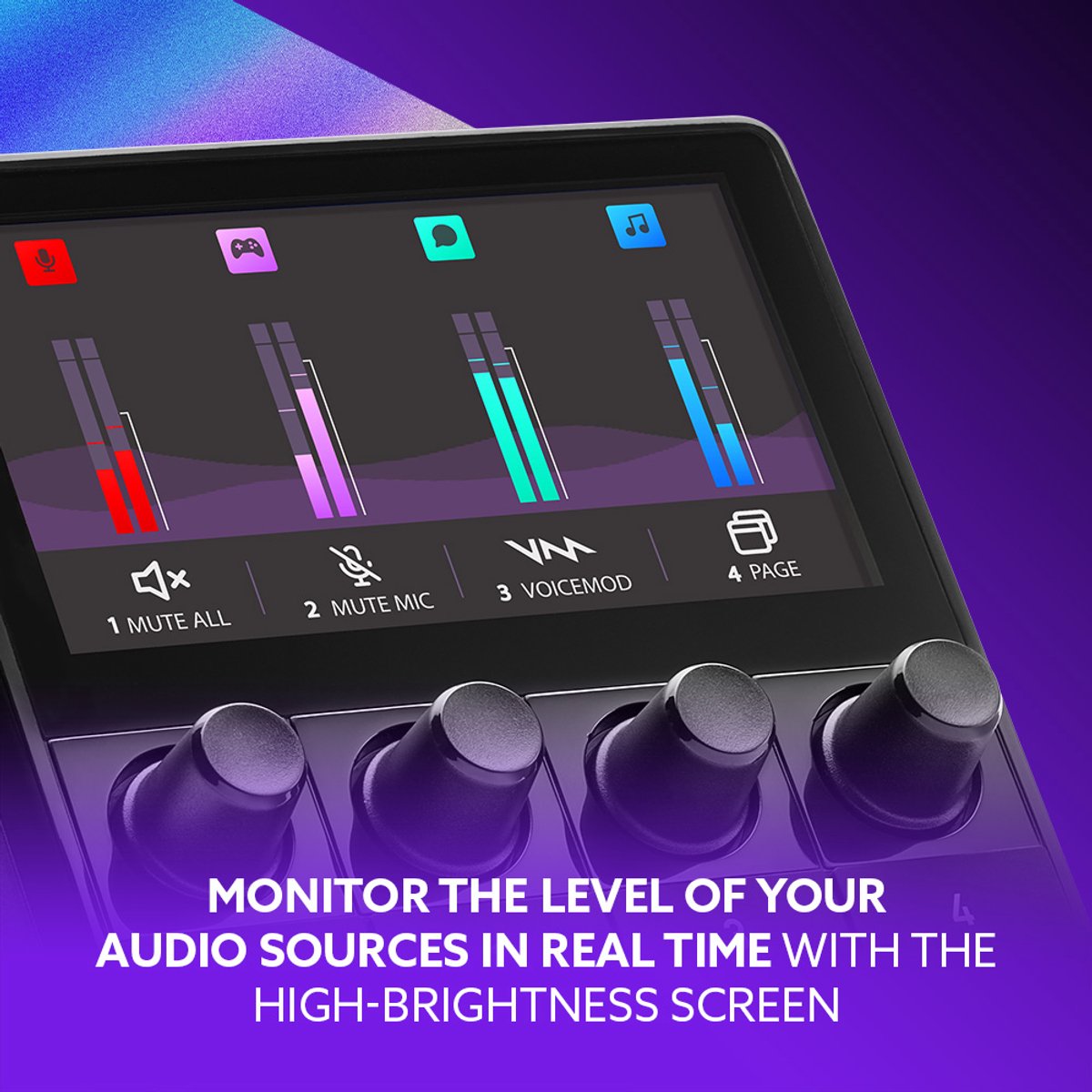 Hercules Stream Kit de démarrage – Kit audio pour streaming avec contrôleur Stream 100, micro USB HUD-600 et 3 mois d'abonnement Voicemod Pro