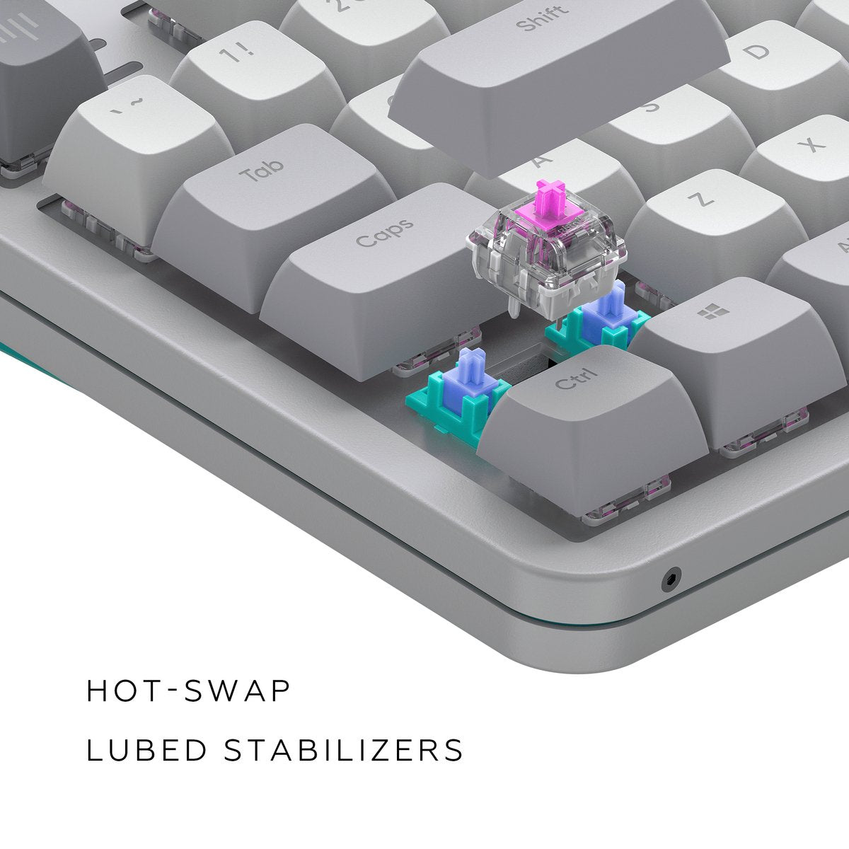 Dark Project ALU Daylight – Clavier mécanique gaming ISO (DE)