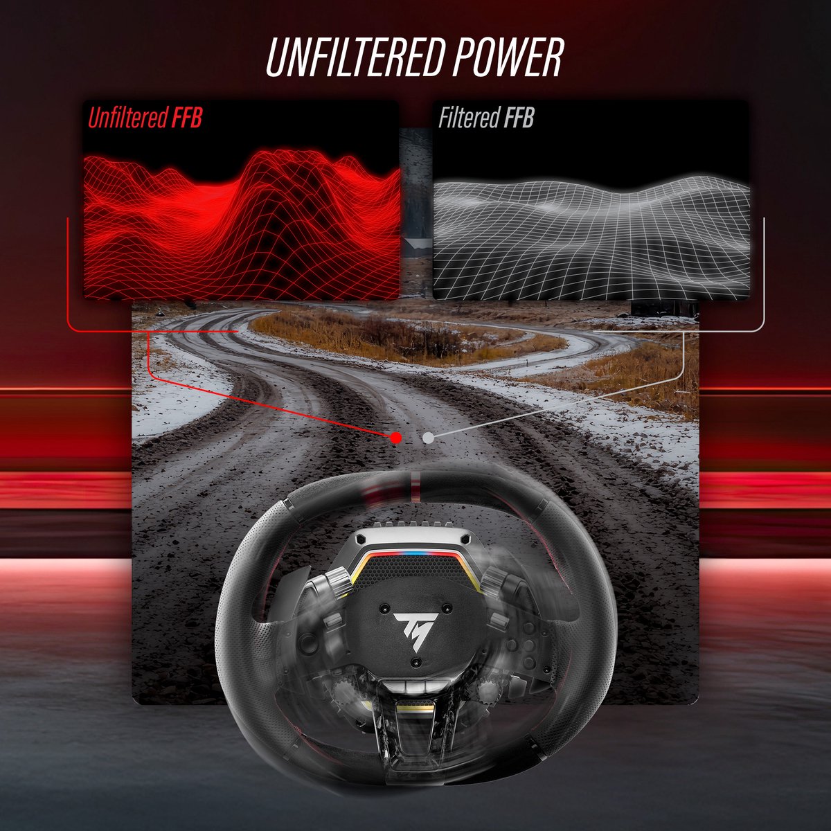 Thrustmaster T818 Servo Base Black Edition – Base de volant Direct Drive – Force Feedback – PC