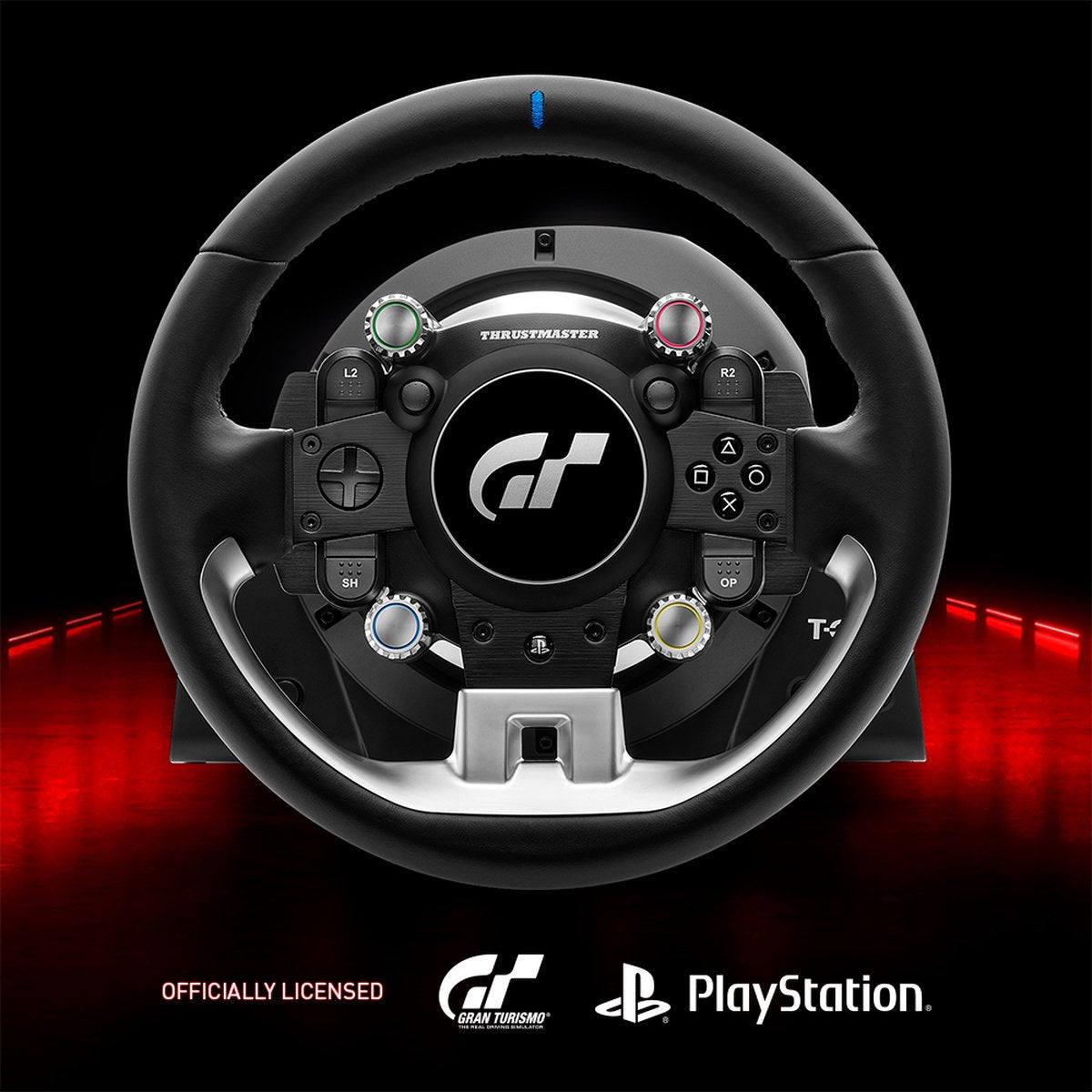 Thrustmaster T-GT II Volant de Course + 3 Pédales + Playseat Trophy – Sans Pied, Avec Siège