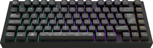 Dark Project - ALU Terra Nova - Clavier Gaming Mécanique Sans Fil ISO (DE) - Noir