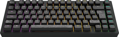 Dark Project ALU Terra Nostra – Clavier gaming mécanique ISO (DE) – Noir