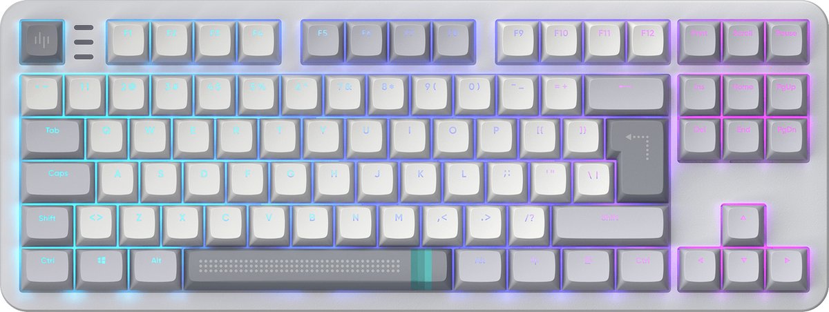 Dark Project ALU Daylight – Clavier mécanique gaming ISO (DE)