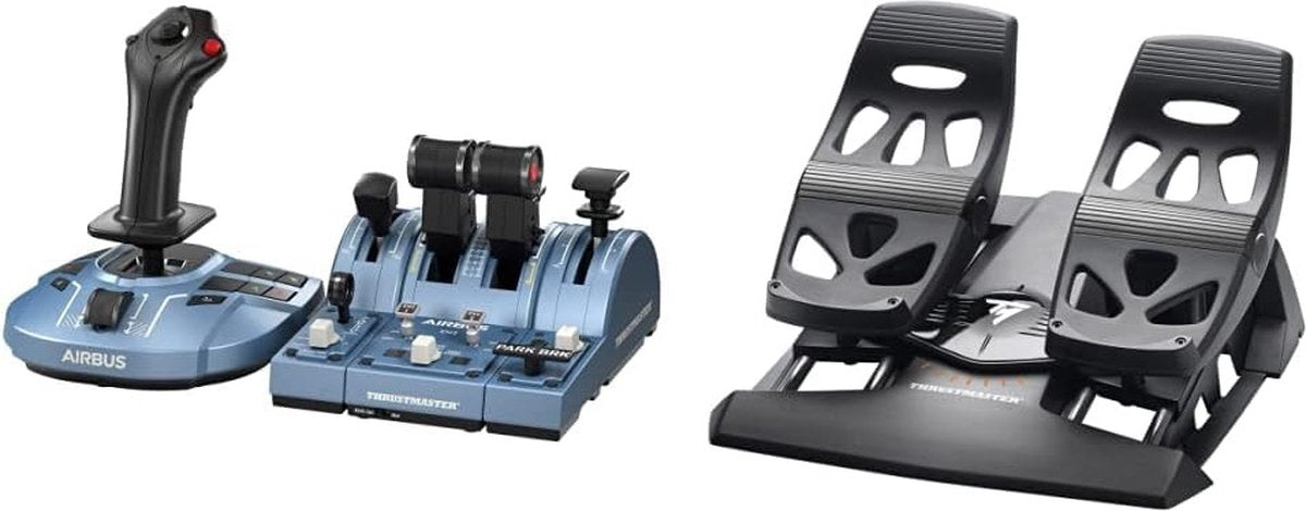 Thrustmaster TCA Captain Pack Airbus Edition + Pédales TFRP – PC