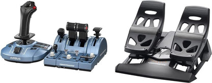 Thrustmaster TCA Captain Pack Airbus Edition + Pédales TFRP – PC