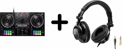 Hercules DJ Control Inpulse 500 + Casque DJ Hercules HDP DJ60 – Contrôleur + Casque DJ – Noir