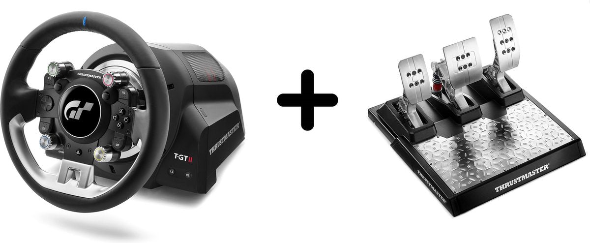Thrustmaster T-GT II PACK - Pack volant de course + pédales T-LCM - PS5, PS4, PC
