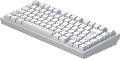 Dark Project ALU Terra Nostra – Clavier gaming mécanique ISO (DE) – Blanc
