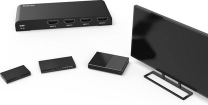 Hama Répartiteur HDMI™ 4K – 3 Entrées, 1 Sortie