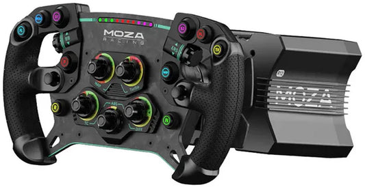 Moza Racing R12 V2 + GS V2P - Bundle volant de course Direct Drive 12 Nm + volant GT 300 mm - PC