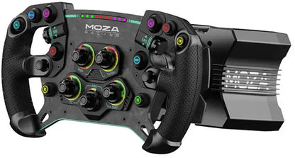 Moza Racing R9 V3 + GS V2P Bundle - Volant de course Direct Drive 9 Nm avec roue GT 300 mm - PC