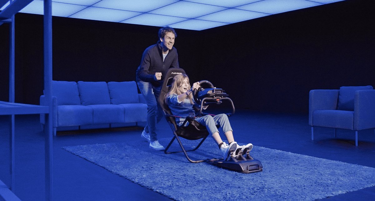 Playseat® Challenge - Siège de simulation pliable - Léger et confortable - Noir