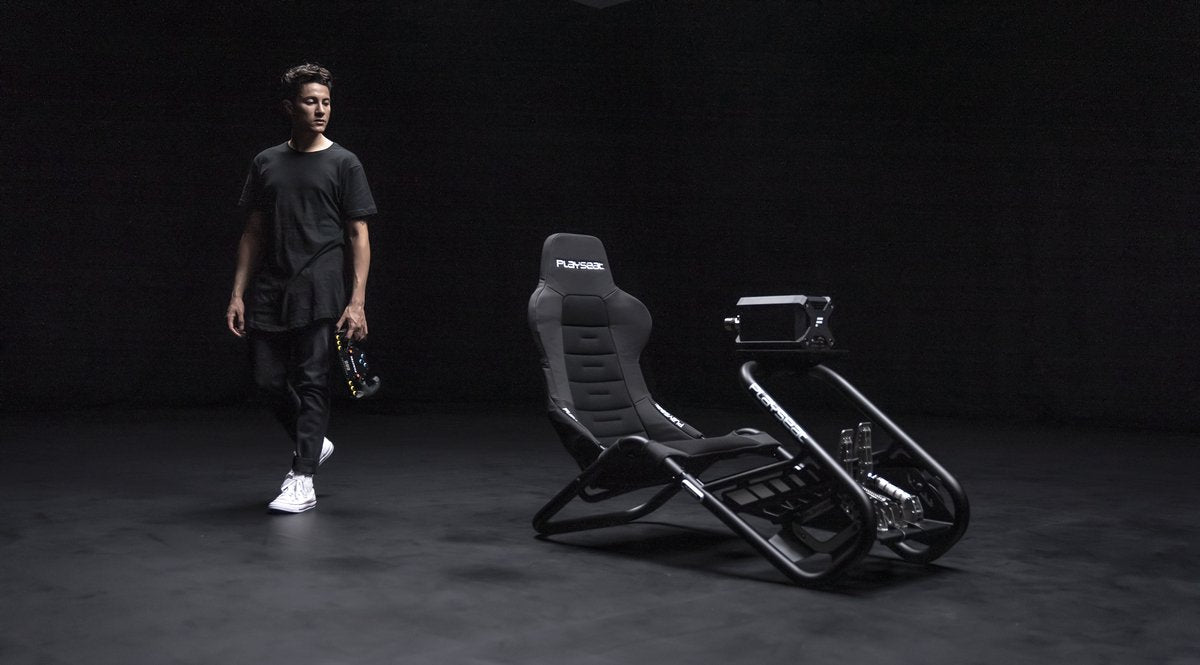 Playseat® Trophy - Siège de course avec cockpit - Compatible Direct Drive - Réglable - ActiFit - Noir