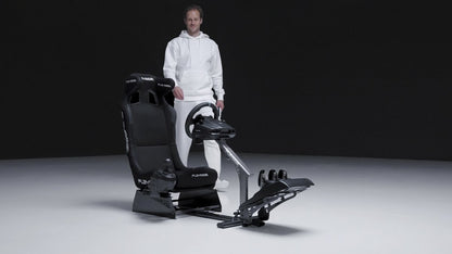 Playseat® Evolution Pro - Siège de course professionnel - Cockpit pliable - Tissu ActiFit - Noir