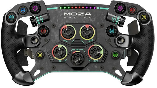 Moza Racing R9 V3 + GS V2P Bundle - Volant de course Direct Drive 9 Nm avec roue GT 300 mm - PC