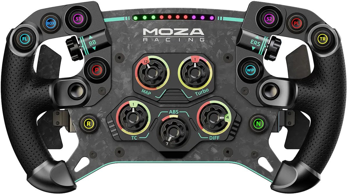 MOZA R9 V3 + GS V2P + SRP2 – Pack Sim Racing Direct Drive 9Nm PC