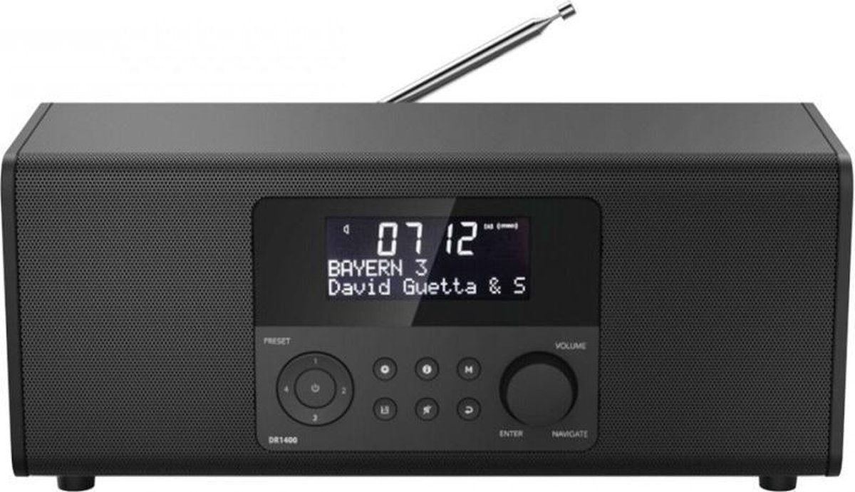 Hama DR1400 – Radio numérique DAB/DAB+/FM – Compacte et facile à utiliser