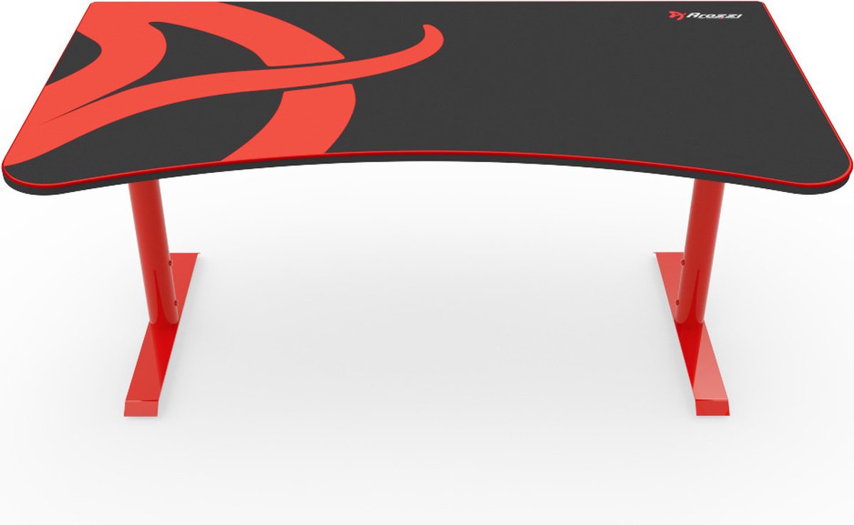 Arozzi Arena - Bureau de jeu - Structure rouge + Plateau Arena Box2 - Noir