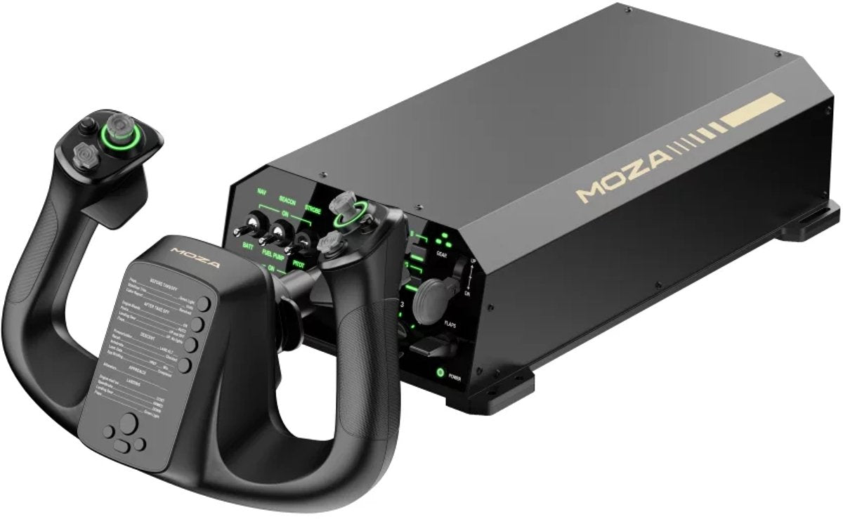 Moza Racing MFY Yoke + AY210 Base – Système de vol complet – PC