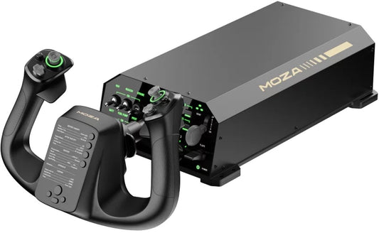 Moza Racing MFY Yoke + AY210 Base – Système de vol complet – PC