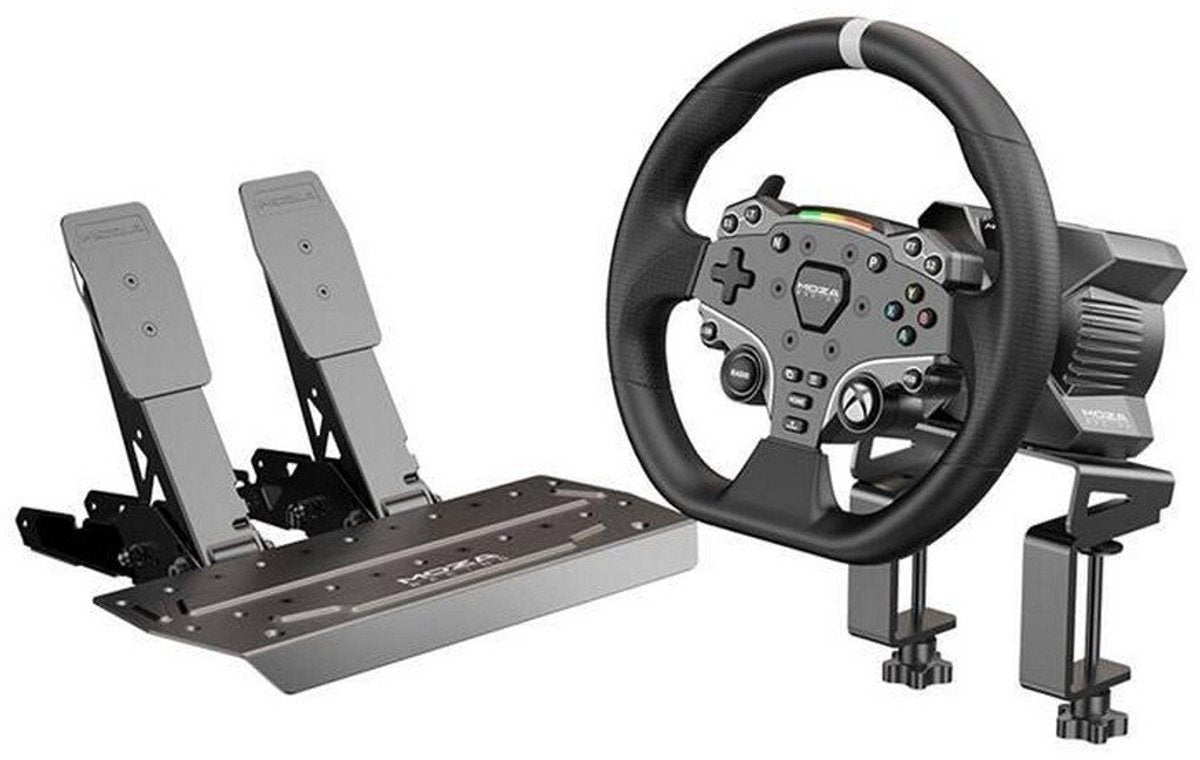 Moza Racing R3 Xbox Bundle – Base Direct Drive + volant rond 12” + shifter séquentiel SGP