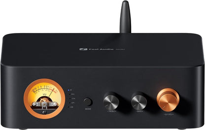 Fosi Audio MC351 Amplificateur 2.1 Canaux avec DAC – VU-Mètre Vintage – Récepteur Bluetooth, USB, Optique, Coaxial