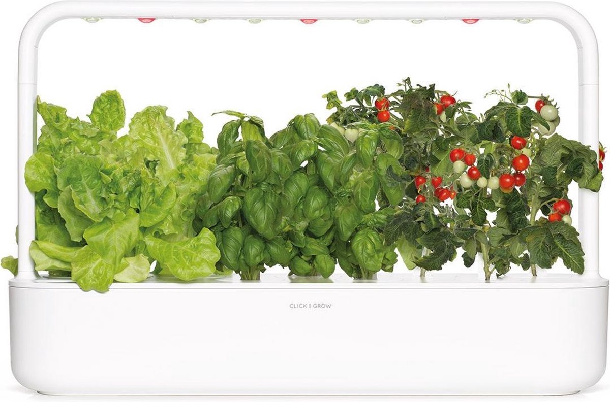 Click & Grow Smart Garden 9 Blanc – Jardin Intelligent d’Intérieur