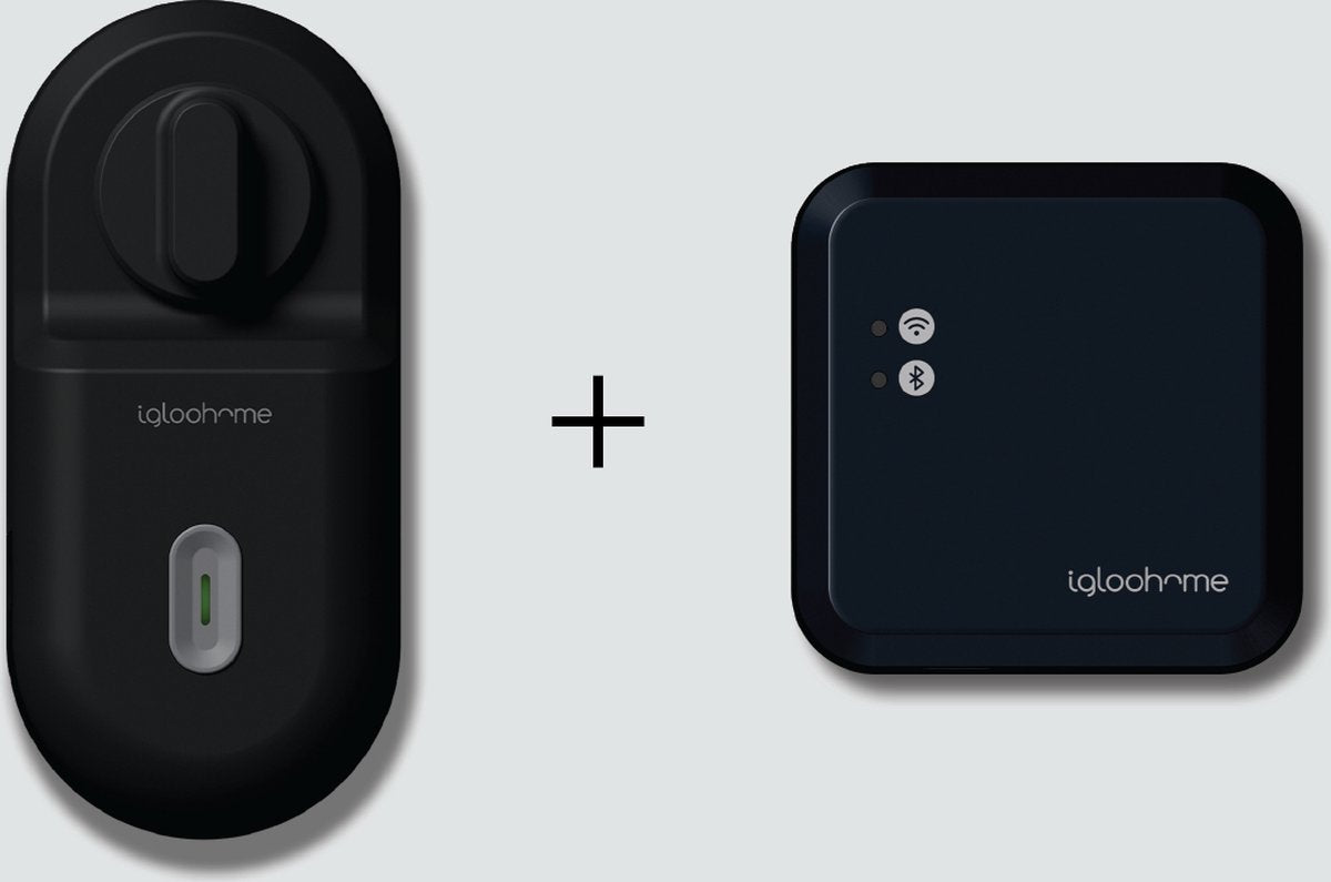 Igloohome Retrofit + Passerelle Wi-Fi – Pack de motorisation de serrure connecté