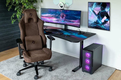 Arozzi Vernazza - Chaise gaming - Tissu SuperSoft™ - Brun