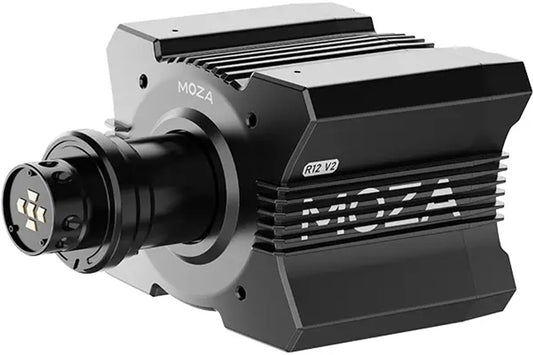 Moza Racing R12 V2 + FSR2 - Bundle volant de course Direct Drive 12 Nm + volant Formule 280 mm avec écran tactile - PC