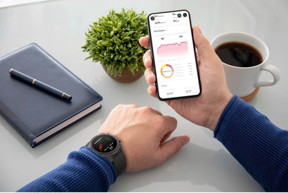 Hama Smartwatch "Fit Watch 6910" - suivi de la santé, étanche, notifications - 44 mm