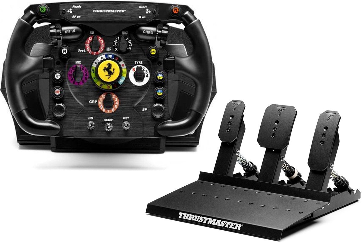 Thrustmaster T300 + Volant F1 Add-On + Pédales Raceline III + Playseat Challenge – Pack SimRacing Complet – PS5 / PS4 / PC