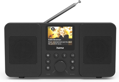 Hama DIR10 – Radio numérique avec DAB+, radio Internet, Bluetooth® RX et contrôle via application