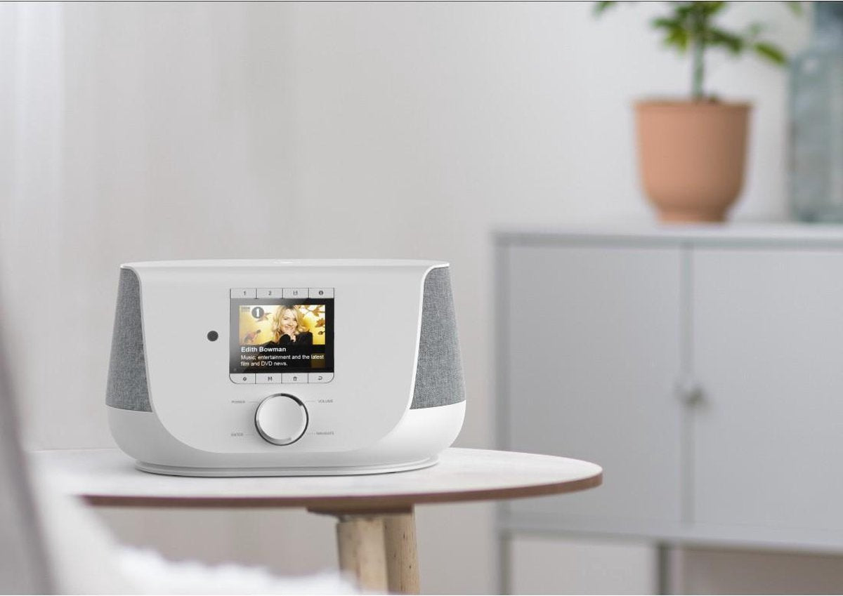 Hama Radio Numérique DIR3300SBT FM/DAB/DAB+/Radio Internet/App/Bluetooth® – Blanc
