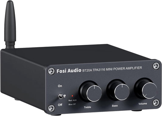 Fosi Audio BT20A Amplificateur Stéréo HiFi – Bluetooth 5.0 – 2 x 100 W