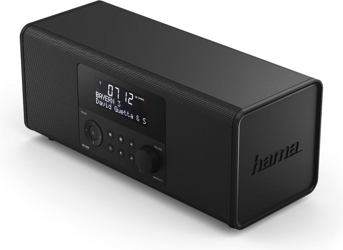 Hama DR1400 – Radio numérique DAB/DAB+/FM – Compacte et facile à utiliser