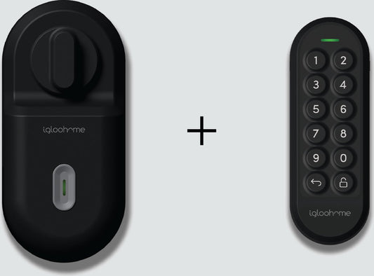 Igloohome Retrofit + Clavier Keypad – Serrure Connectée avec Accès par Code – Montage Intérieur